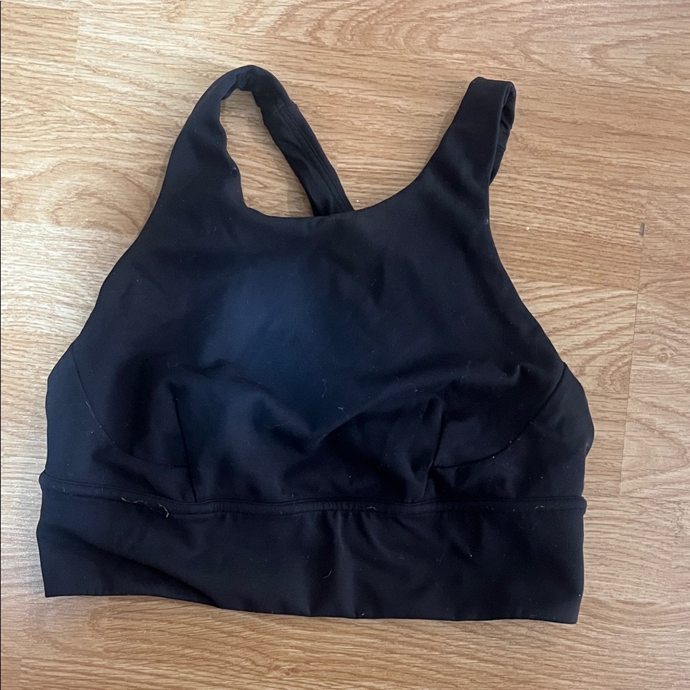 lululemon athletica Black High-Neck Sports Bralette